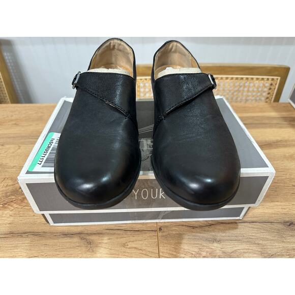 Dansko Marisa Oxford Flats Black Nubuck Leather Size 6.5/7 US 37 EU Arch Support - Picture 5 of 15